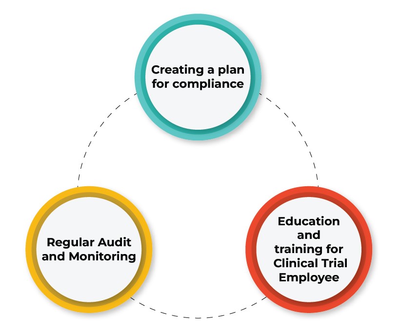 Process Flow of Regulatory Compliance in Dermatological Clinical Trials