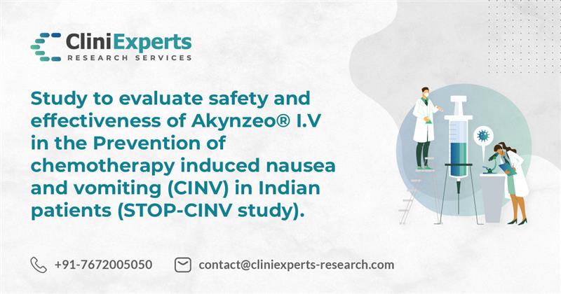 Evaluate safety and effectiveness of Akynzeo